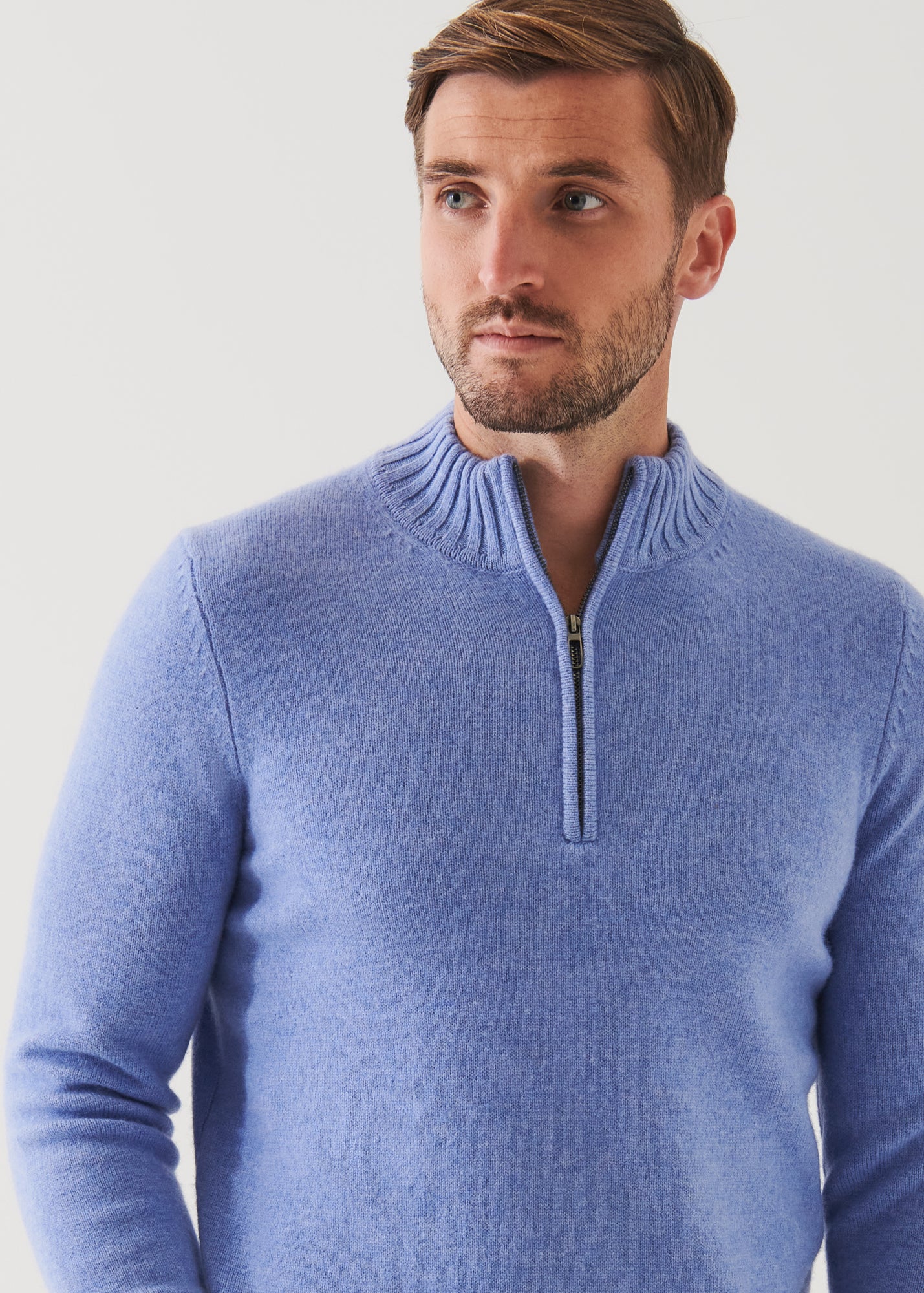 MERINO QUARTER ZIP SWEATER | PATRICK ASSARAF.