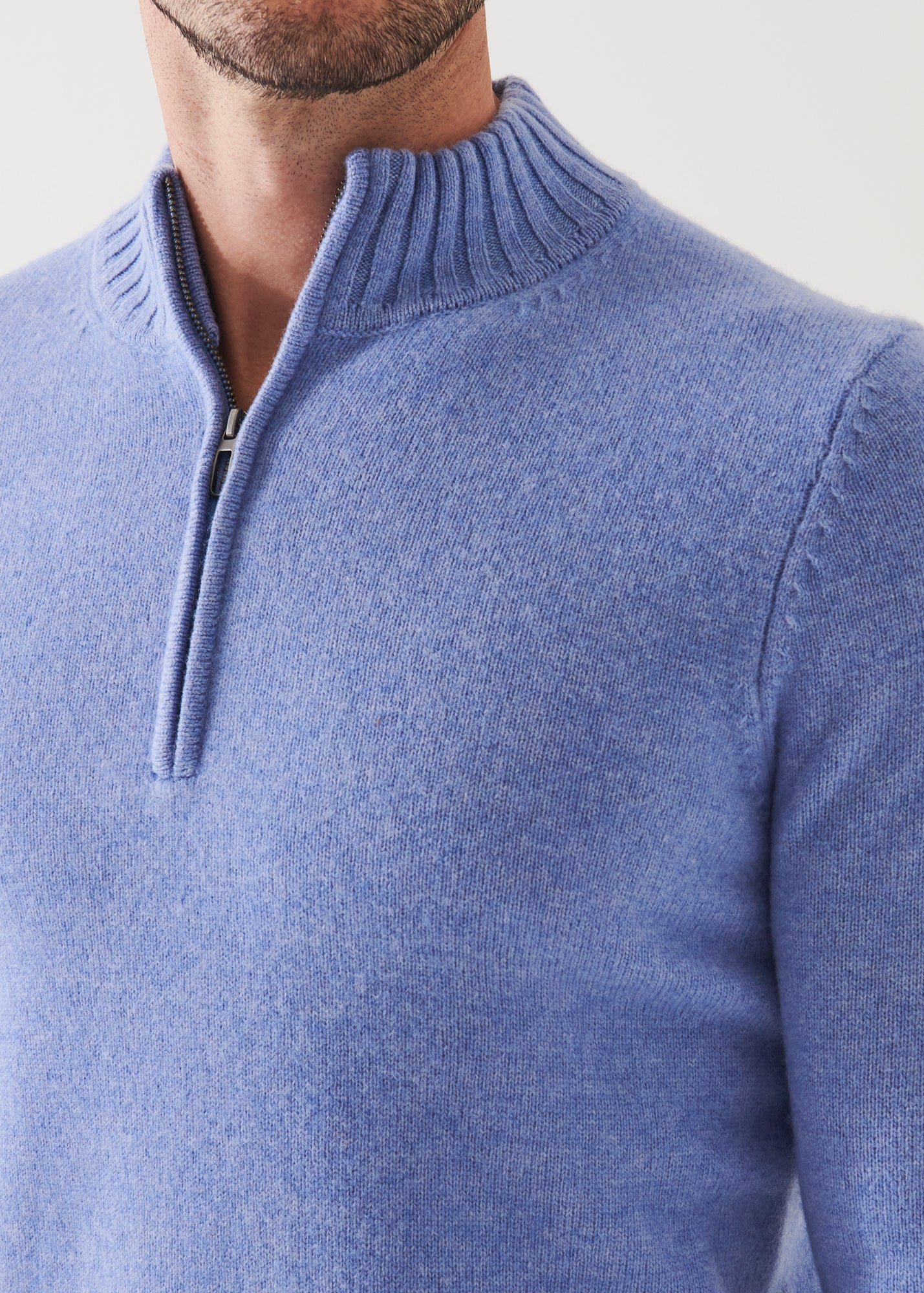 MERINO QUARTER ZIP SWEATER | PATRICK ASSARAF.