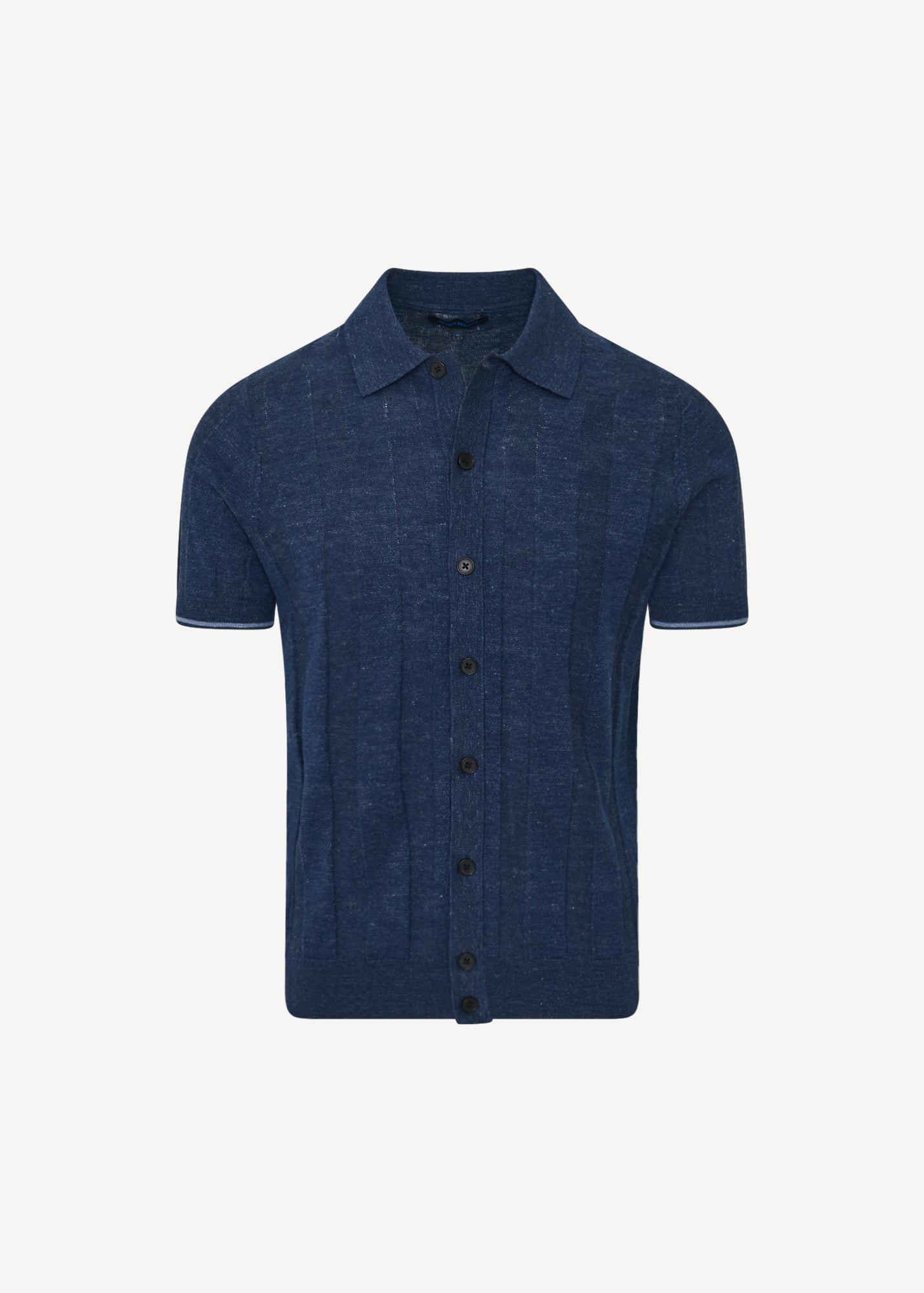 Linen Cotton Tipped Knit Shirt - PATRICK ASSARAF