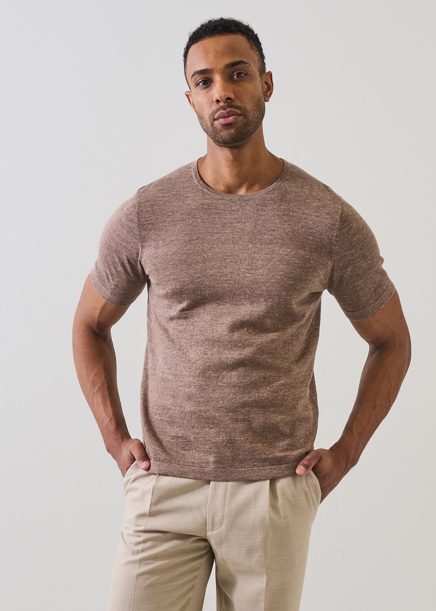 Linen Cotton Crewneck Sweater - PATRICK ASSARAF