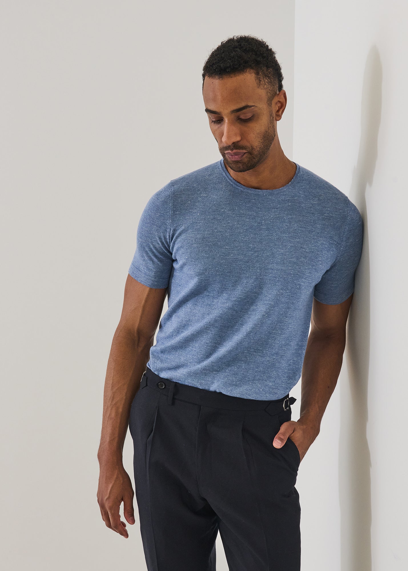 Linen Cotton Crewneck Sweater - PATRICK ASSARAF