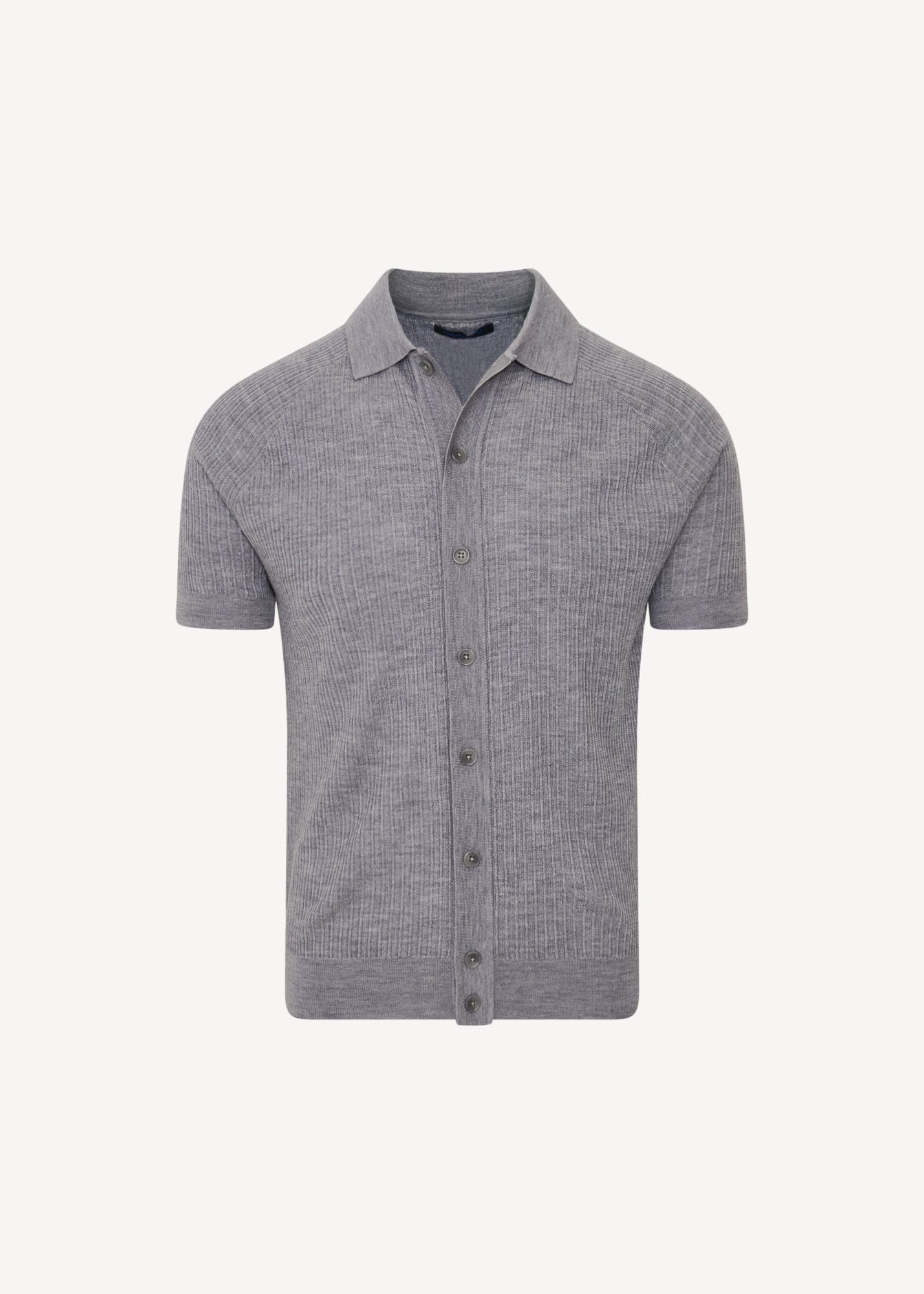 Merino Silk Textured Knit Shirt - PATRICK ASSARAF