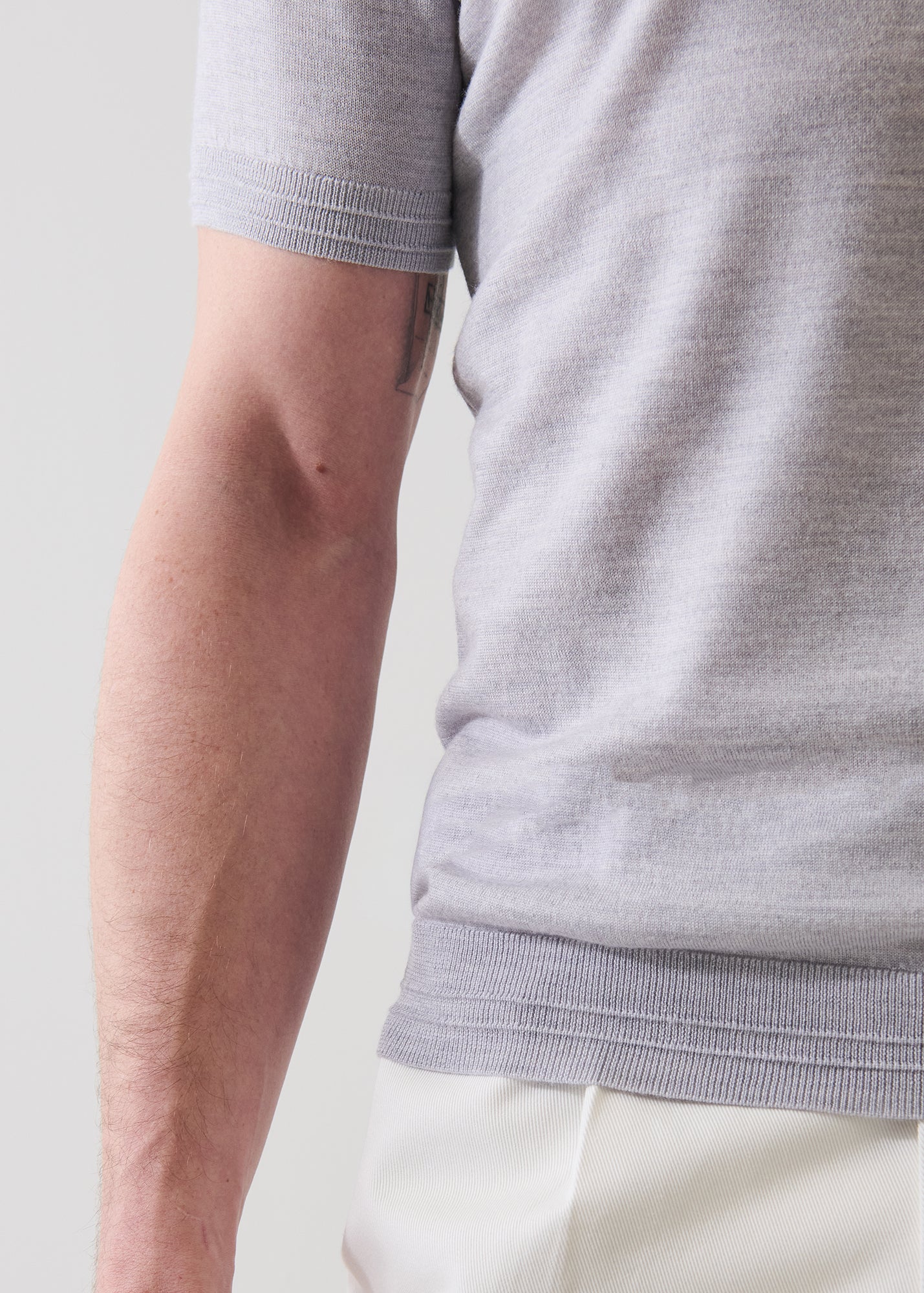 Merino Silk Tipped Crewneck Sweater - PATRICK ASSARAF