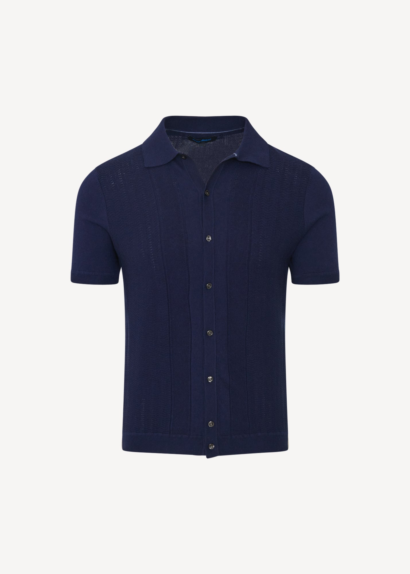 Cotton Cashmere Textured Knit Shirt - PATRICK ASSARAF