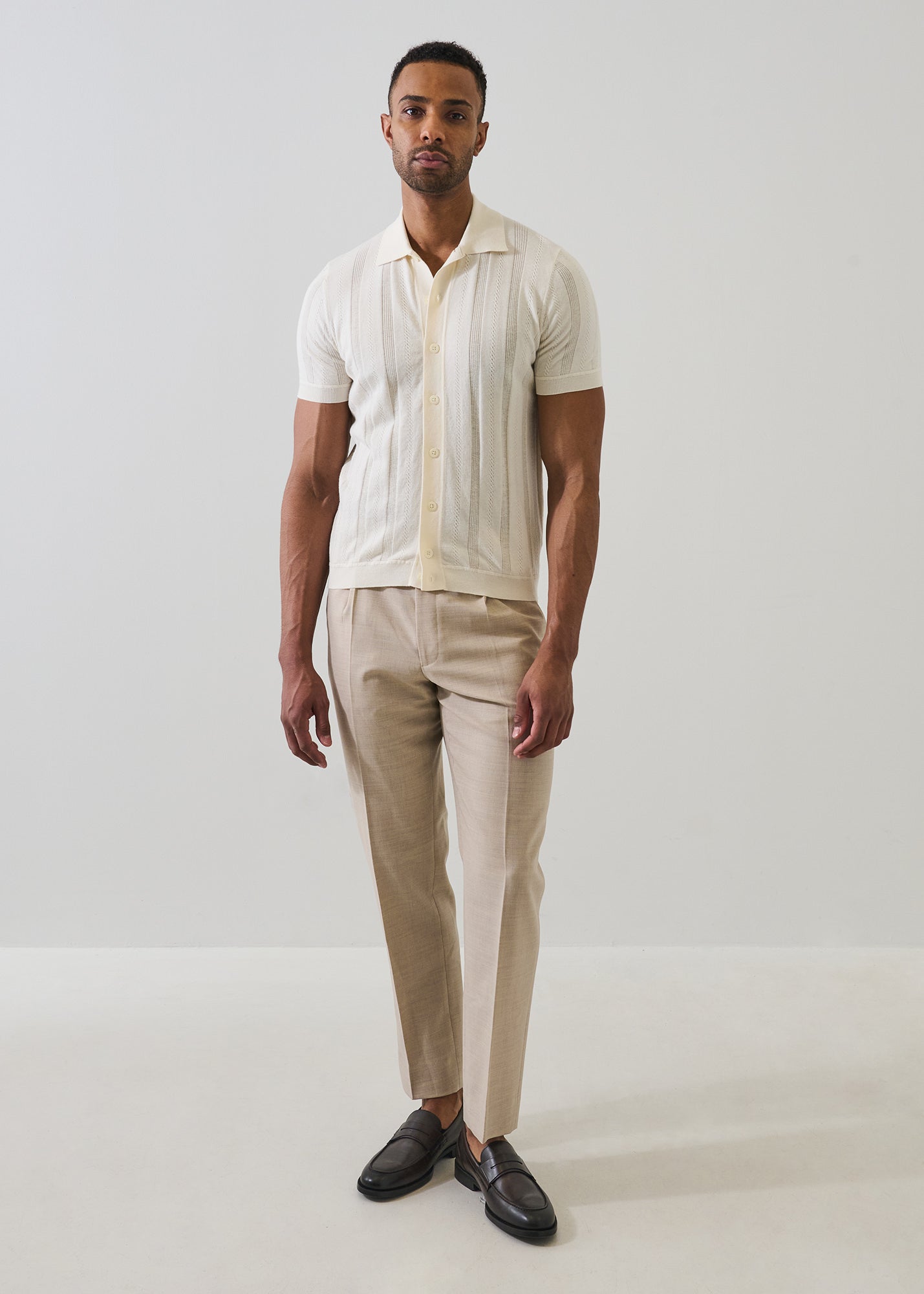 Cotton Cashmere  Knit Shirt - PATRICK ASSARAF
