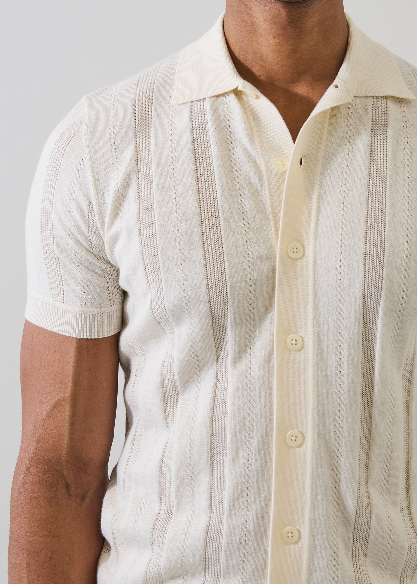 Cotton Cashmere  Knit Shirt - PATRICK ASSARAF