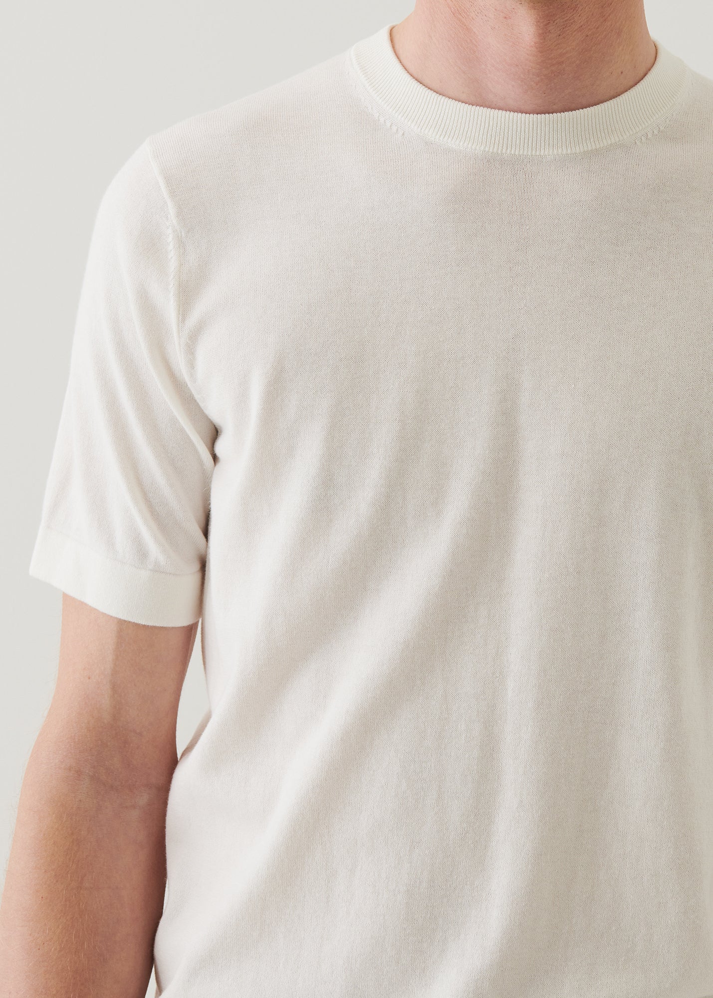 Cotton Cashmere Blend Crewneck