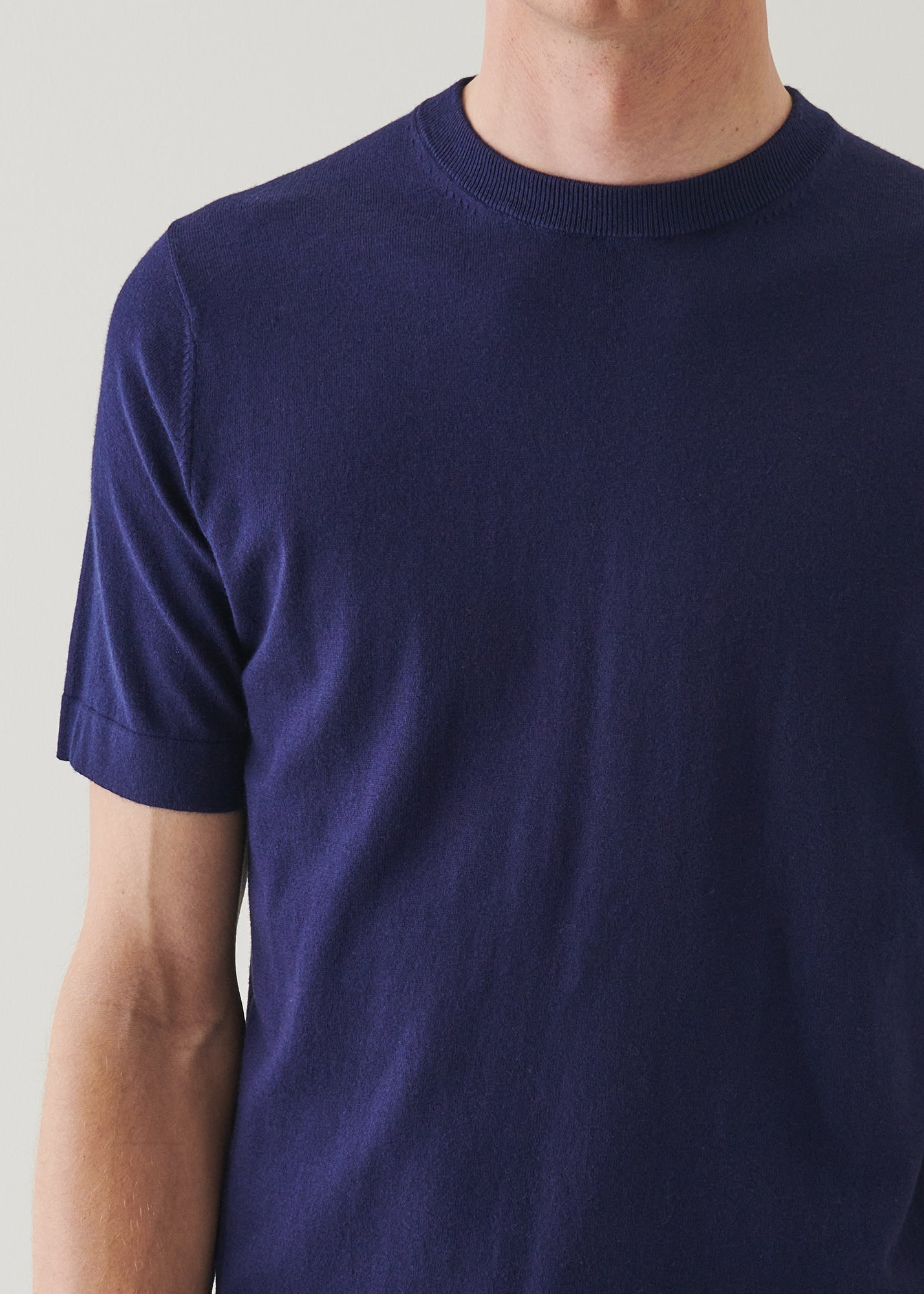 Cotton Cashmere Blend Crewneck