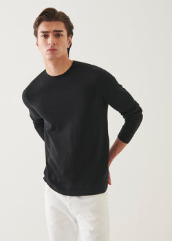 Cotton Cupro Crewneck