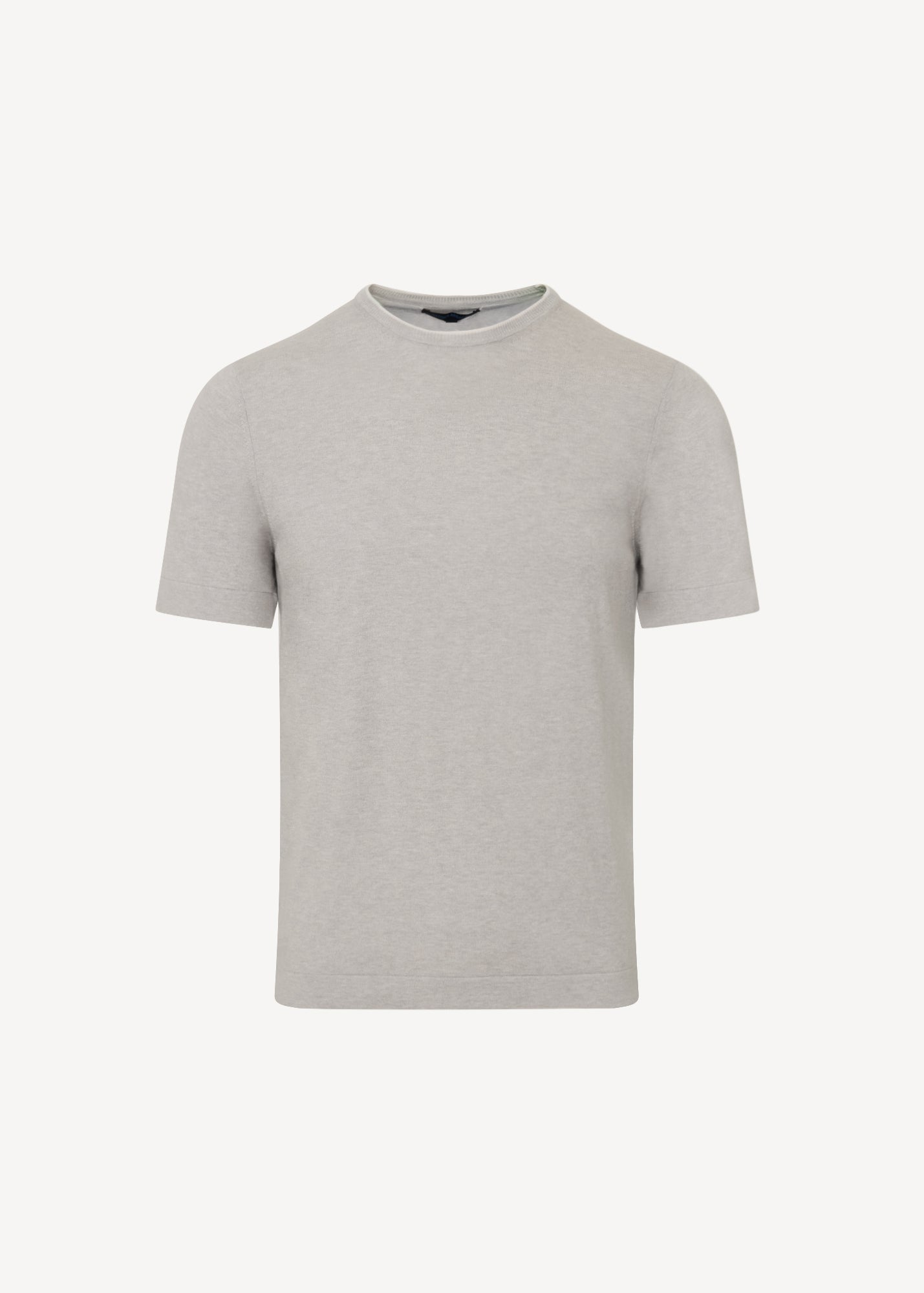 Cotton Cashmere Tipped Crewneck Sweater - PATRICK ASSARAF