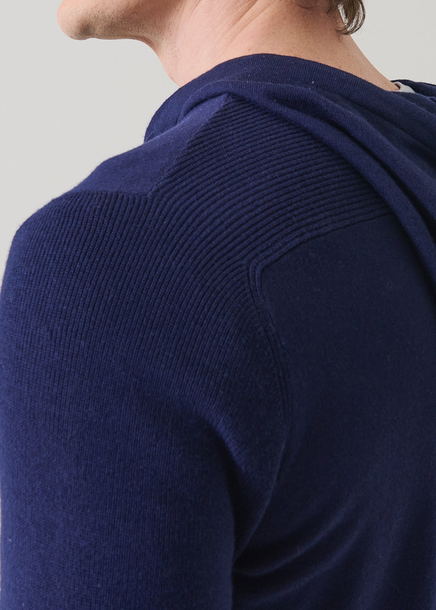 Cotton Cashmere Full Zip Hoodie - PATRICK ASSARAF