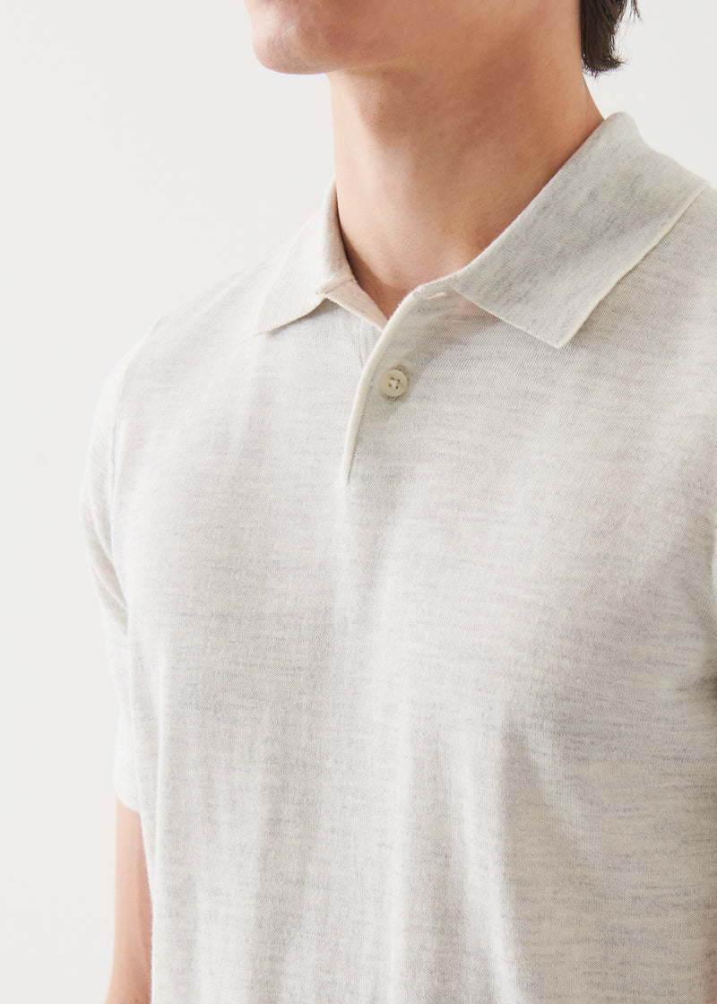 Cotton Cupro Tipped Polo