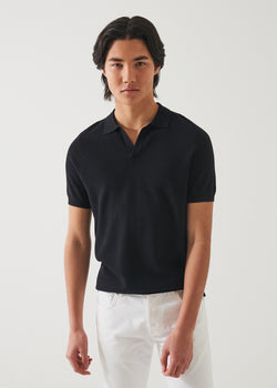 Cotton Cupro Open Polo