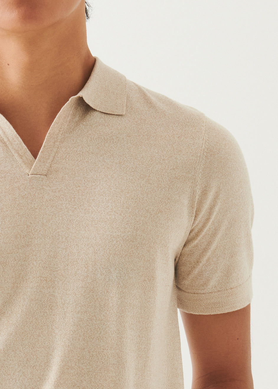 Cotton Cupro Open Polo