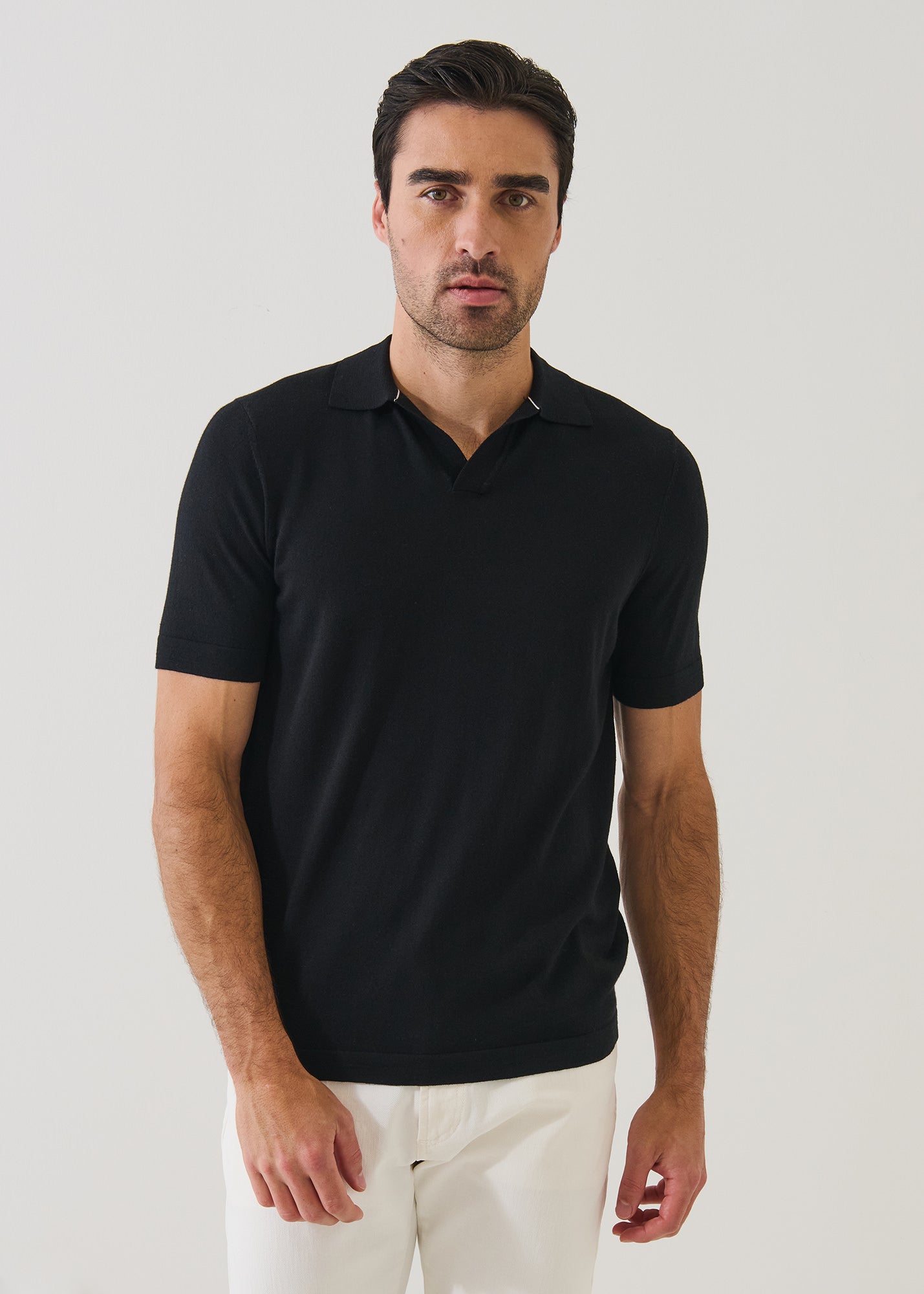 Cotton-Cupro Open Polo
