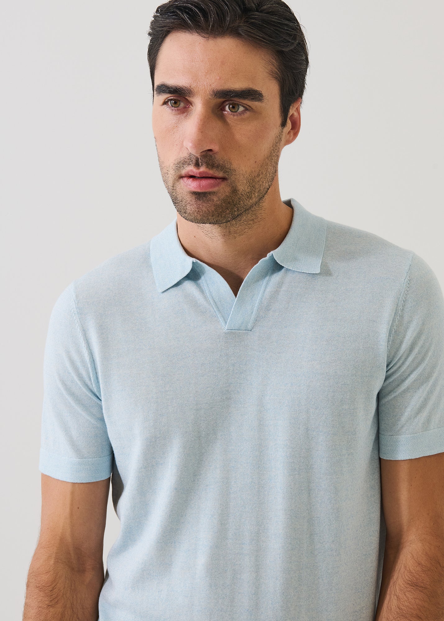 Cotton-Cupro Open Polo