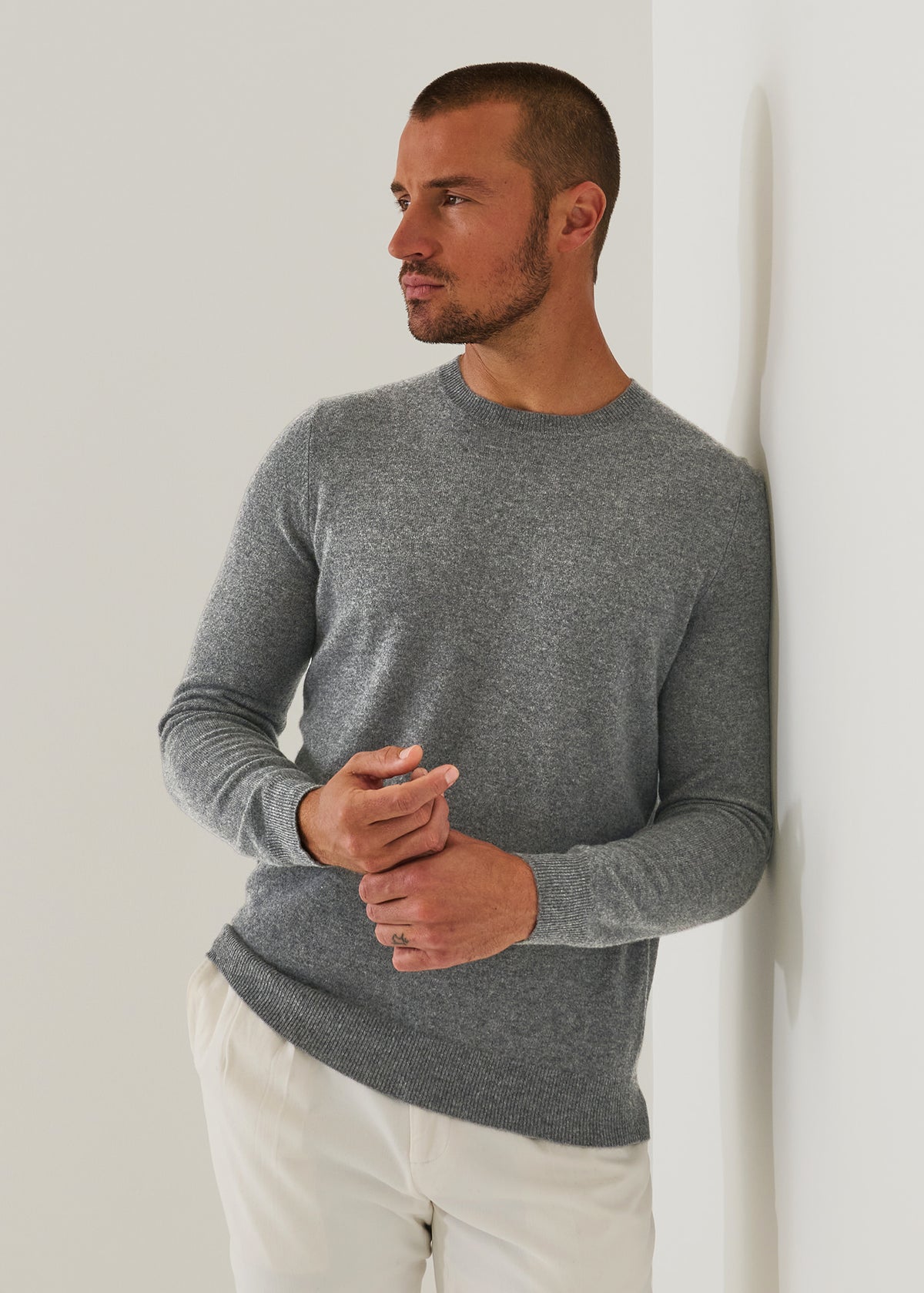 Nano Cashmere Crewneck - PATRICK ASSARAF