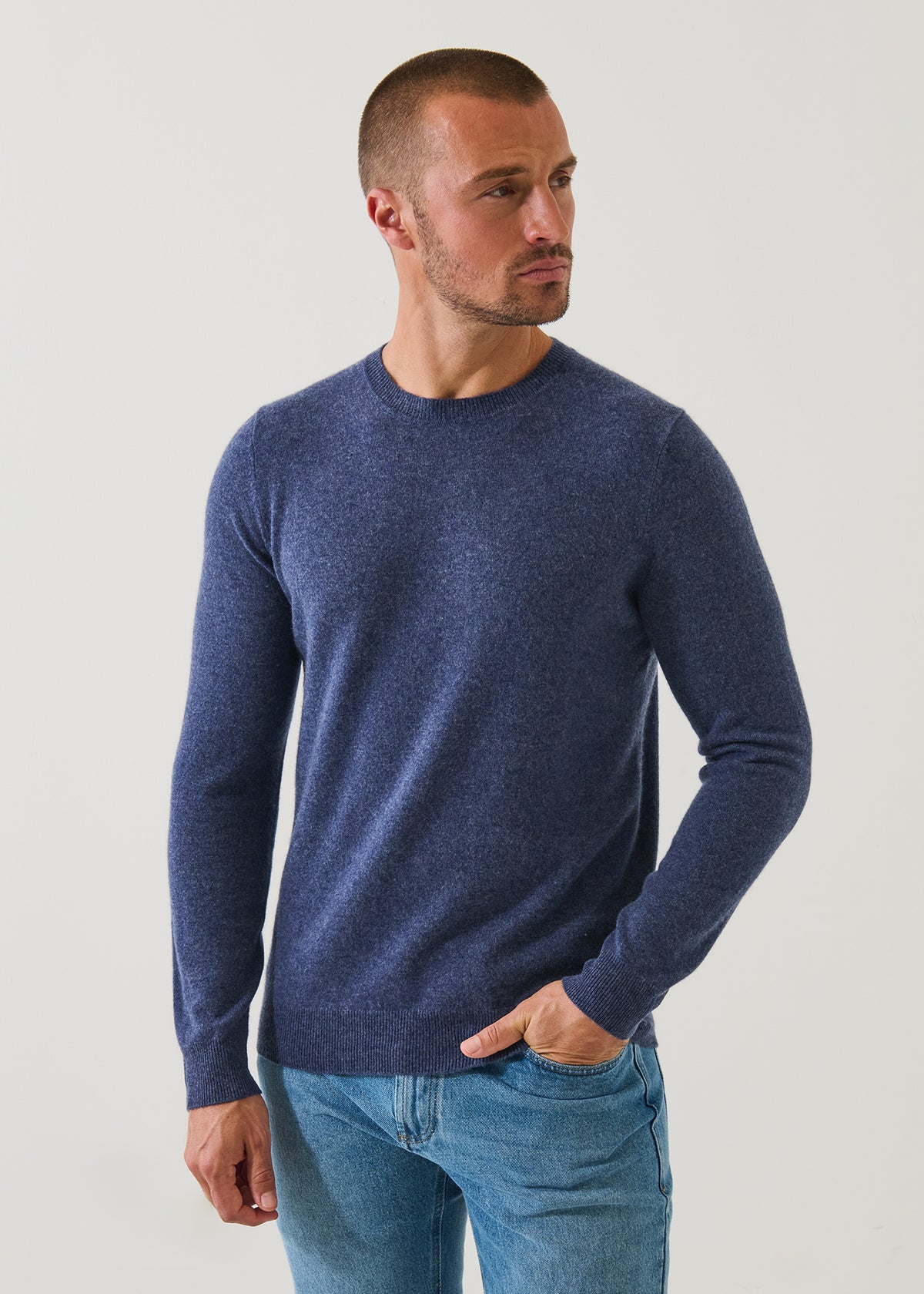 Nano Cashmere Crewneck - PATRICK ASSARAF