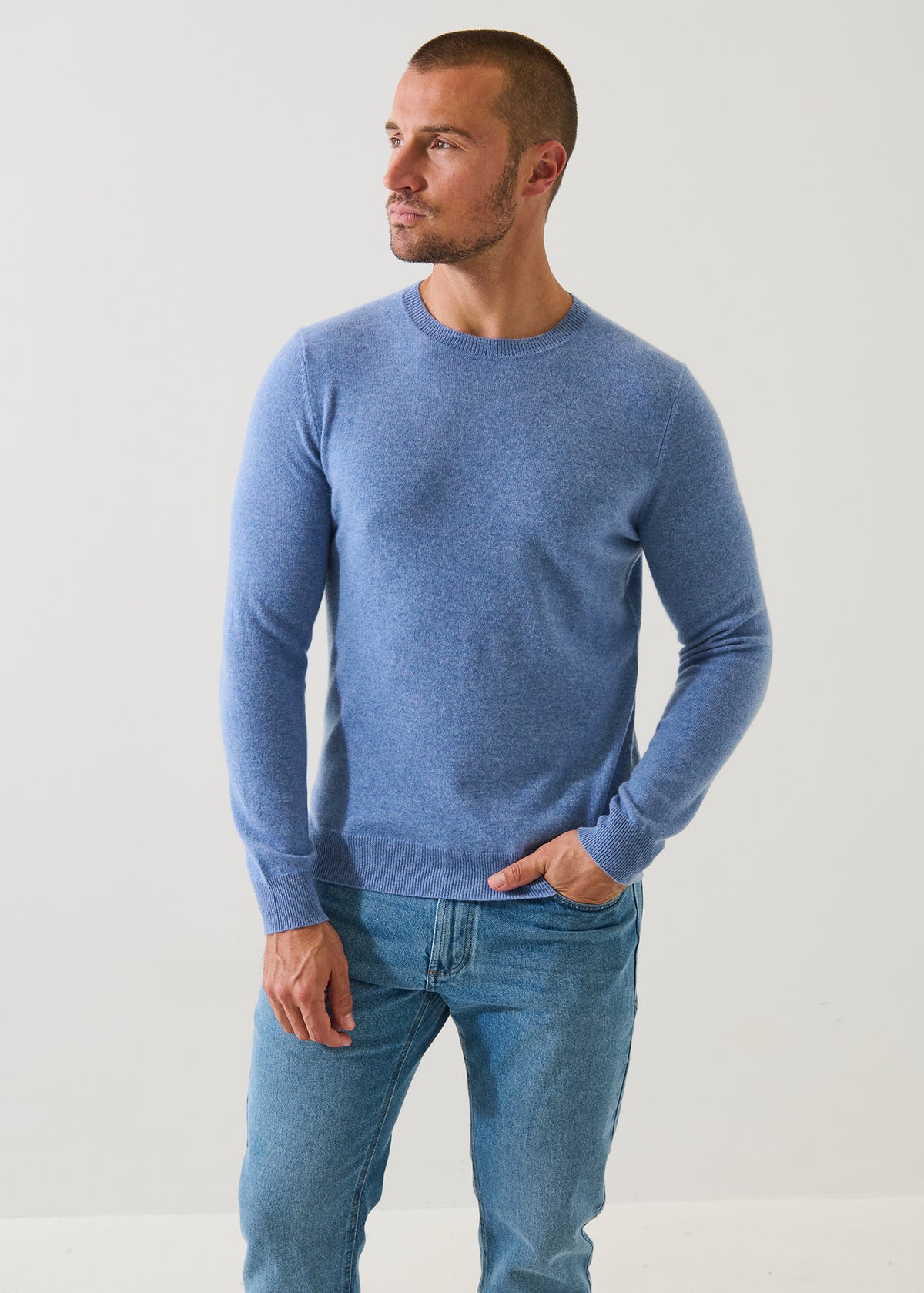 Nano Cashmere Crewneck - PATRICK ASSARAF