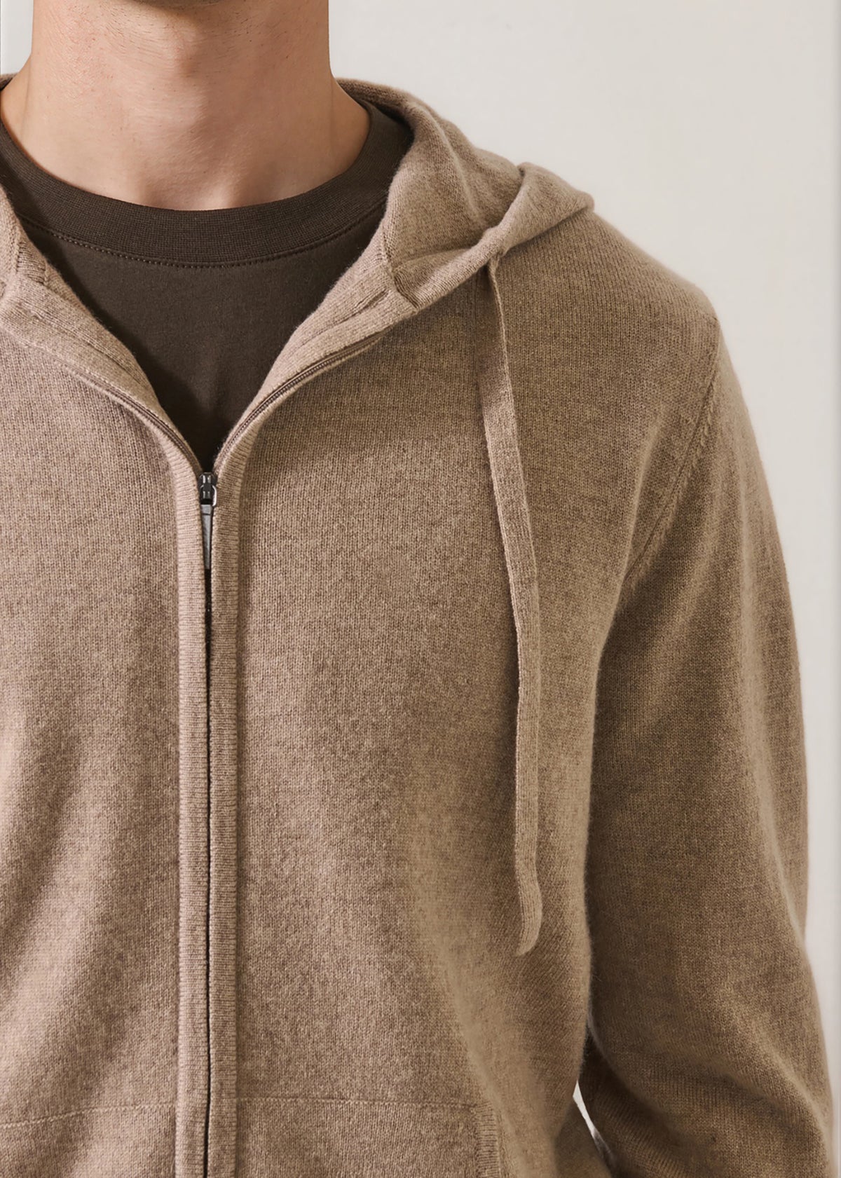 Nano Cashmere Full Zip Hoodie - PATRICK ASSARAF