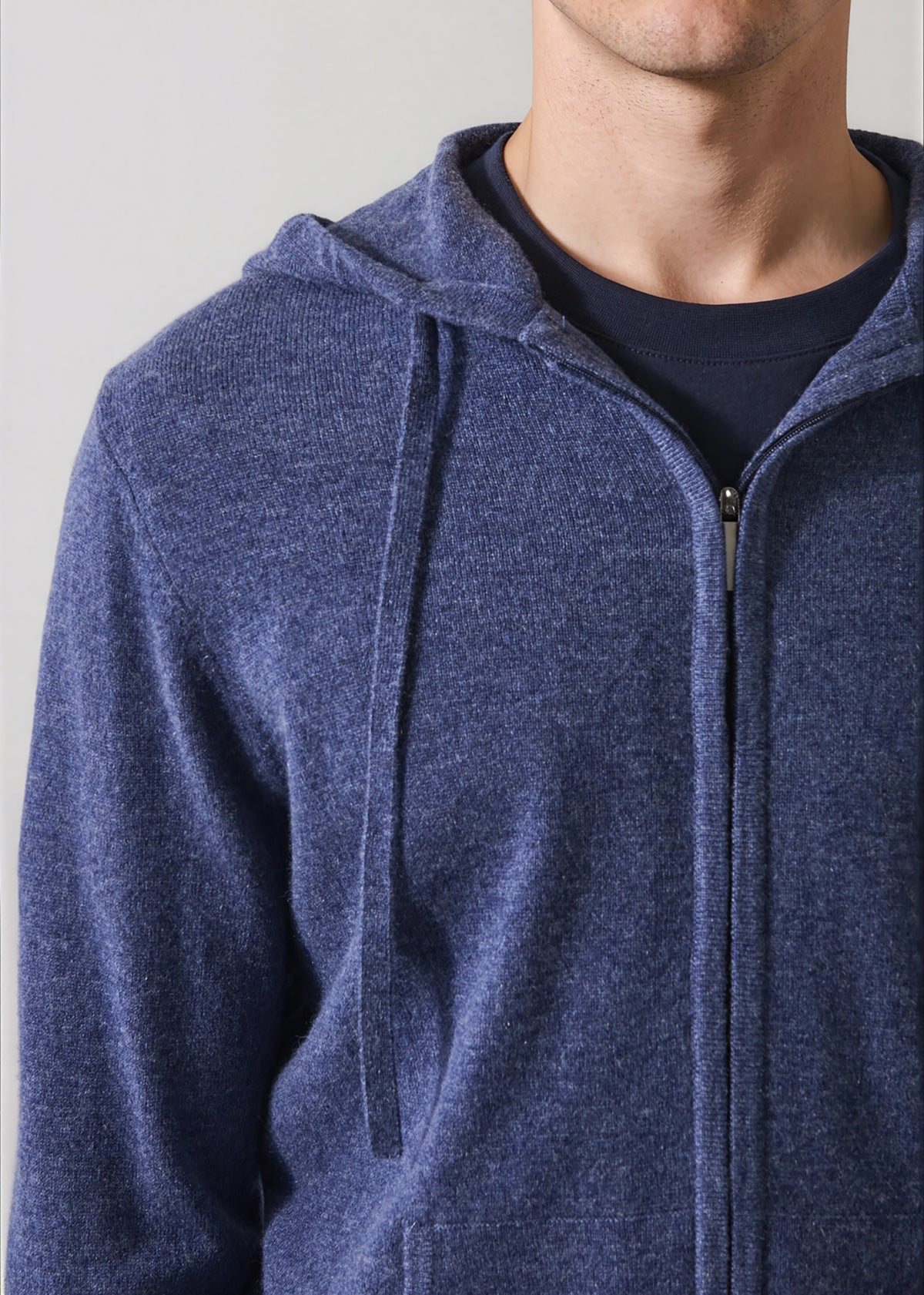 Nano Cashmere Full Zip Hoodie - PATRICK ASSARAF