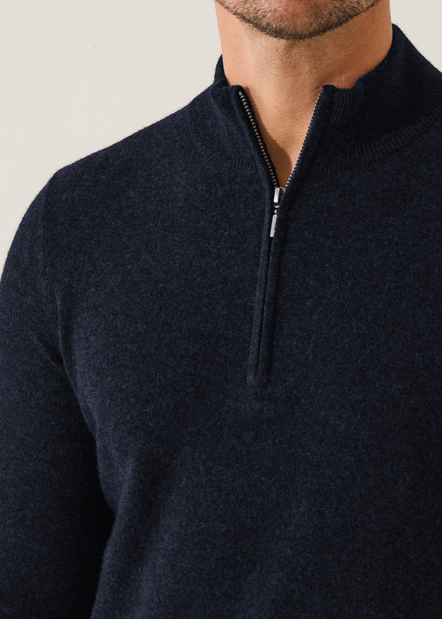 Nano Cashmere Quarter Zip