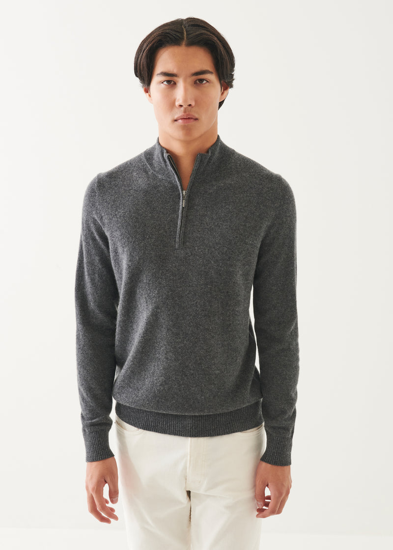 Cashmere Quarter Zip