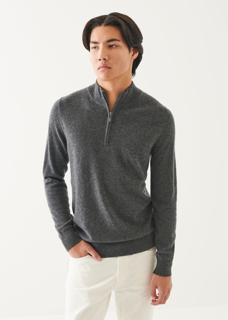 Cashmere Quarter Zip