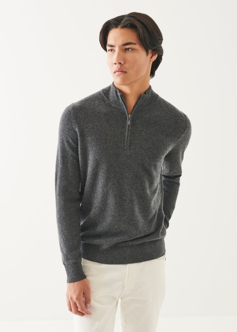 Cashmere Quarter Zip