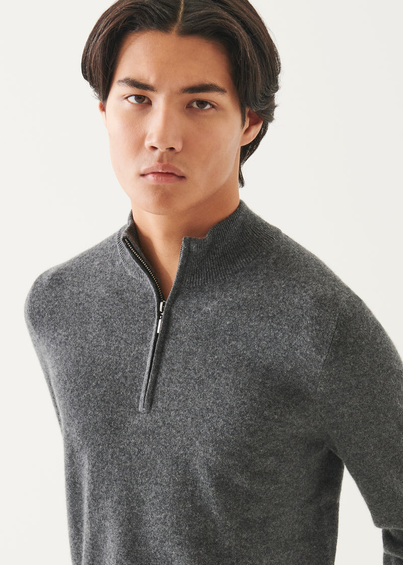 Cashmere Quarter Zip