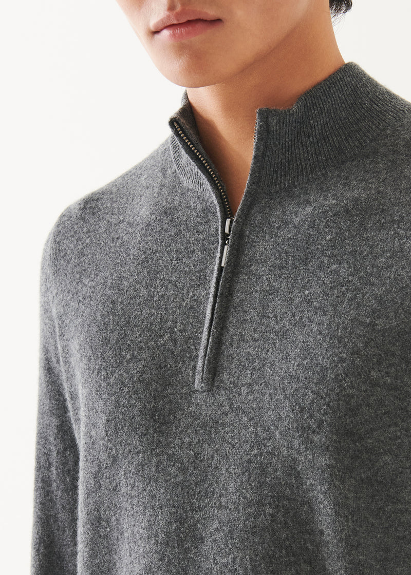 Cashmere Quarter Zip