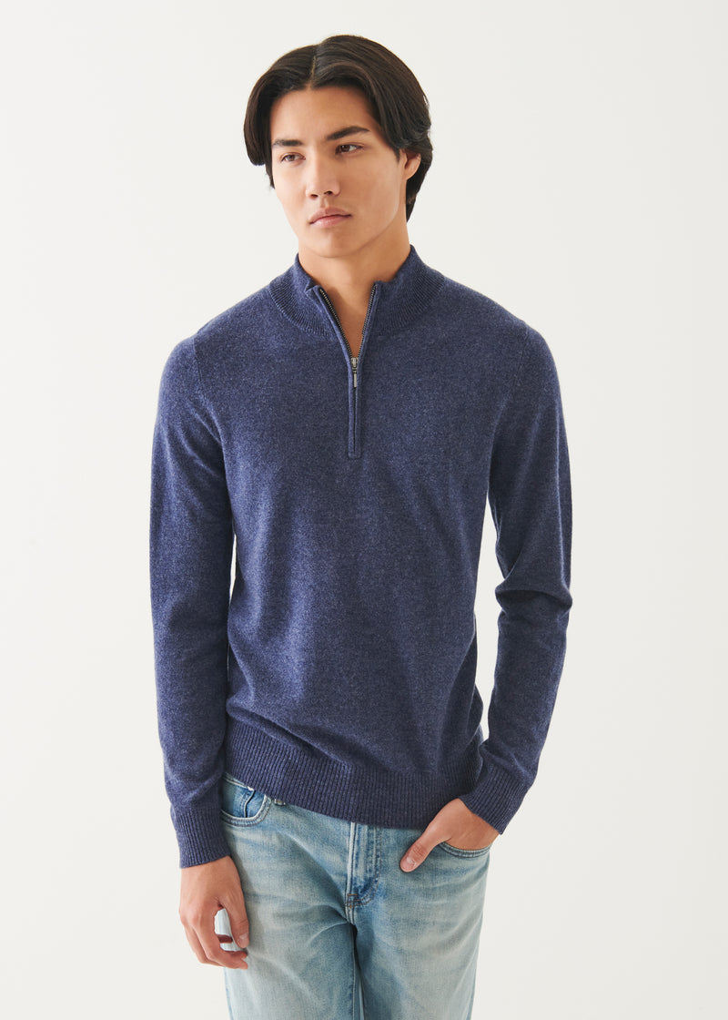 Cashmere Quarter Zip