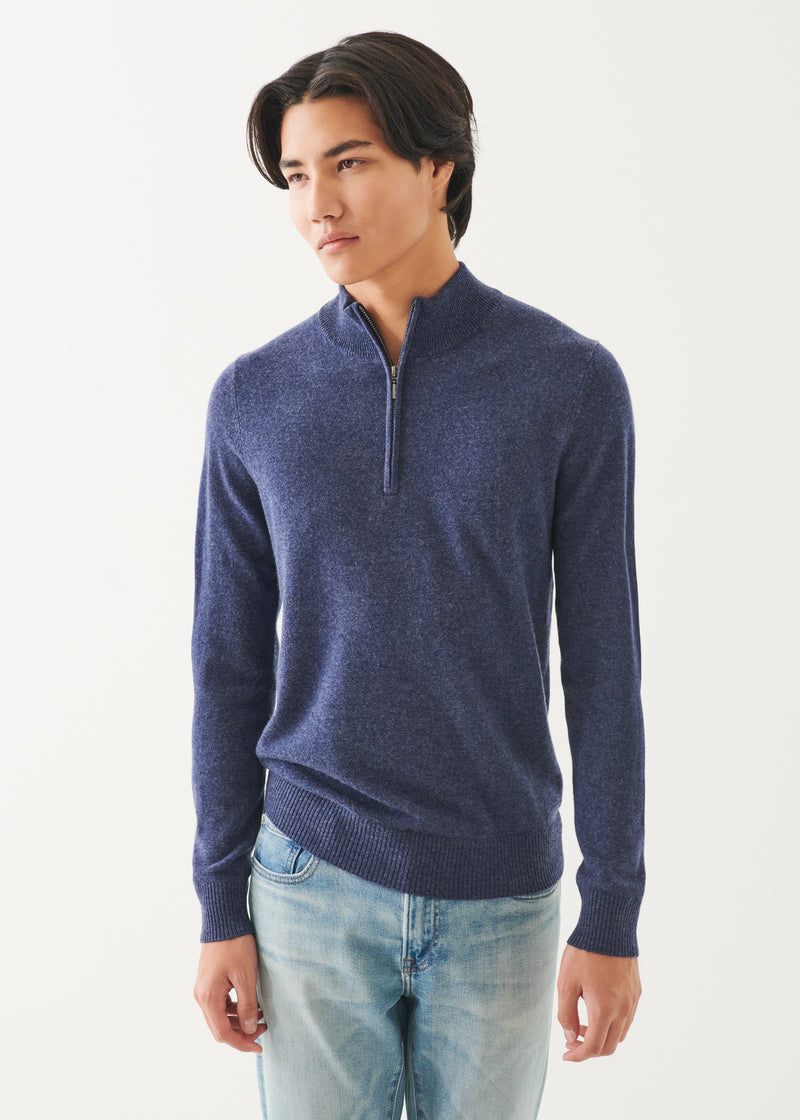 Cashmere Quarter Zip