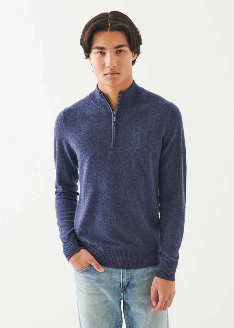 Cashmere Quarter Zip