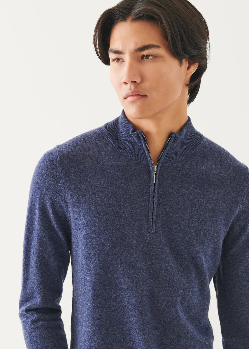 Cashmere Quarter Zip