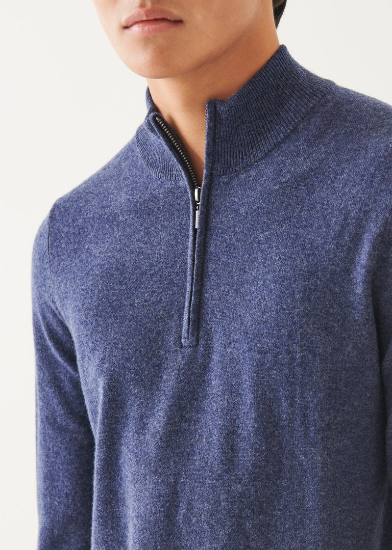 Cashmere Quarter Zip