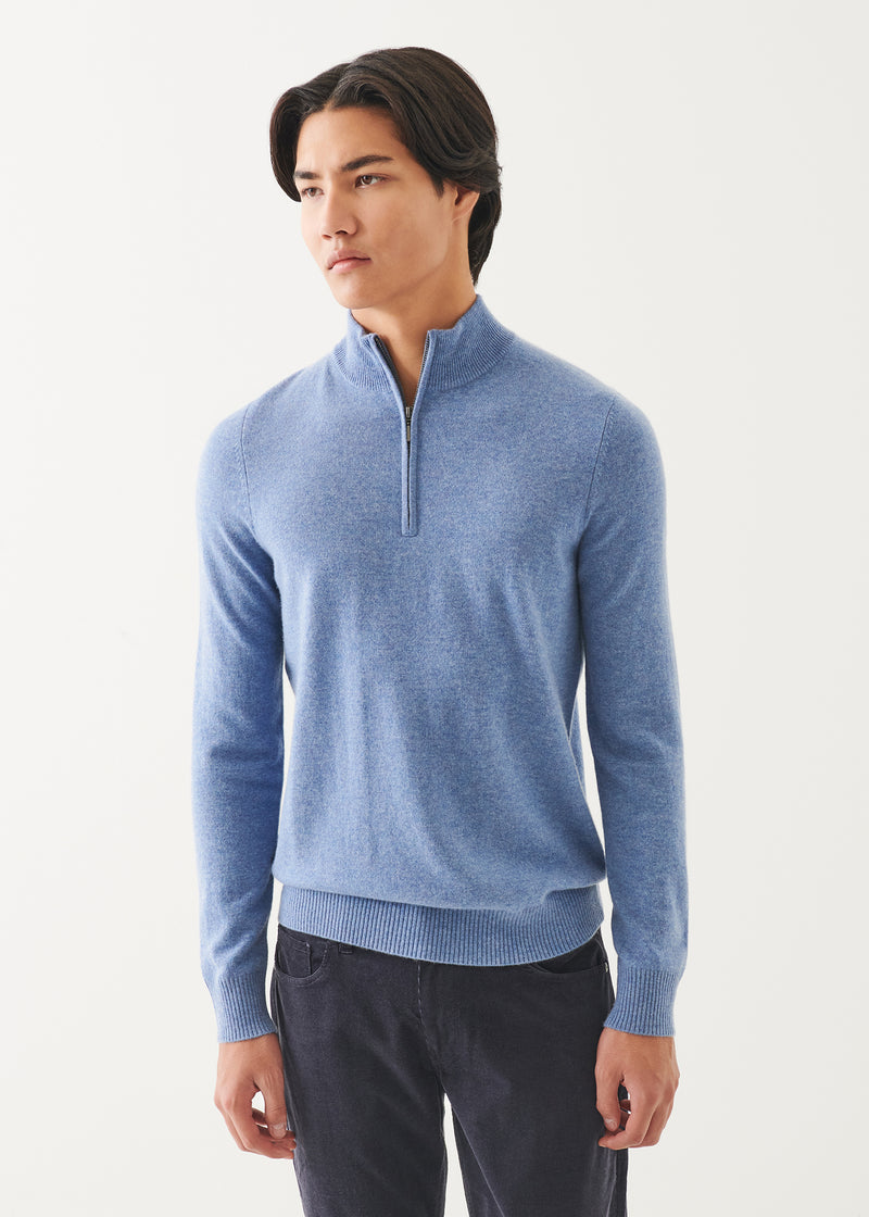 Cashmere Quarter Zip