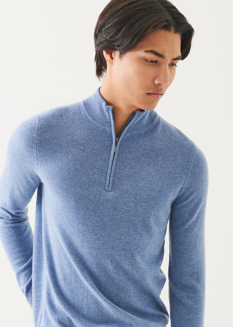 Cashmere Quarter Zip