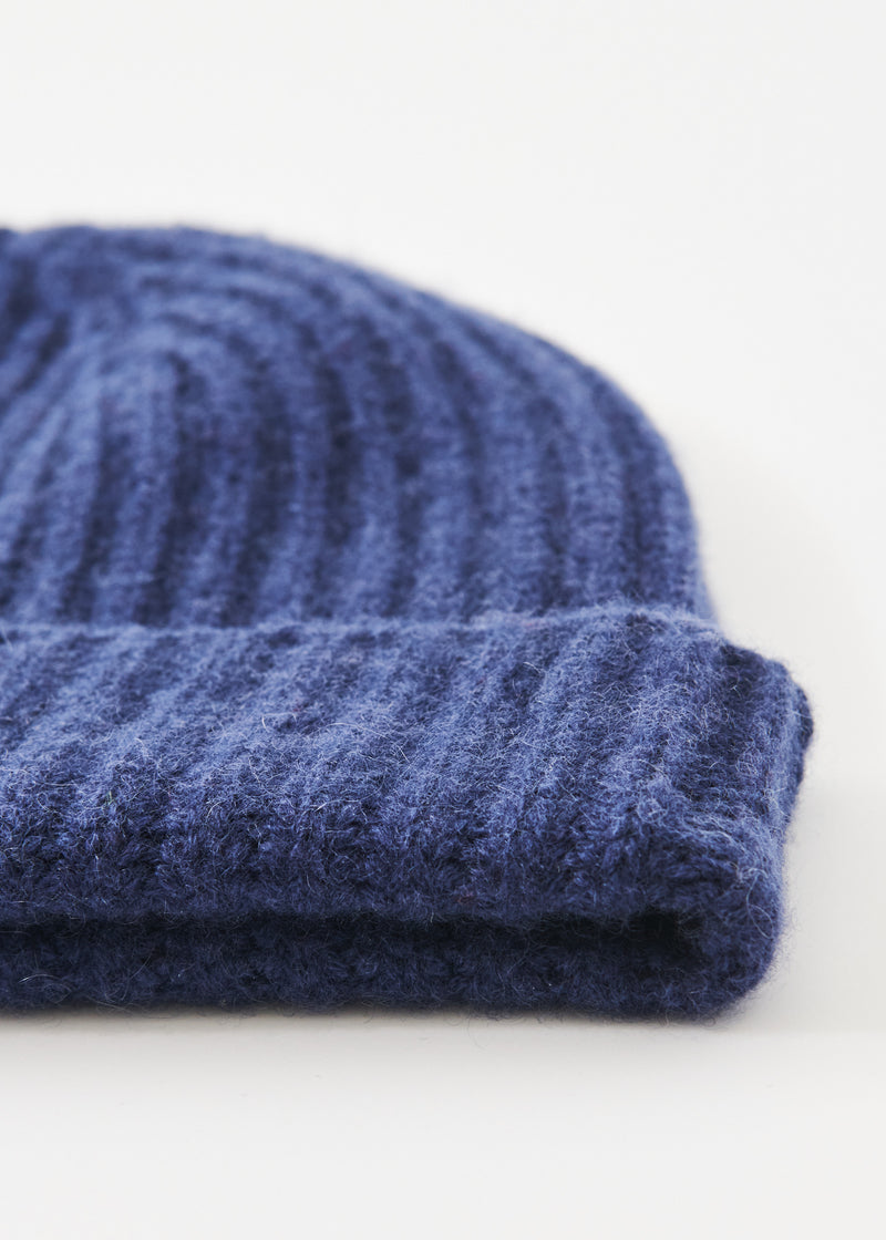 Cashmere Ribbed Beanie