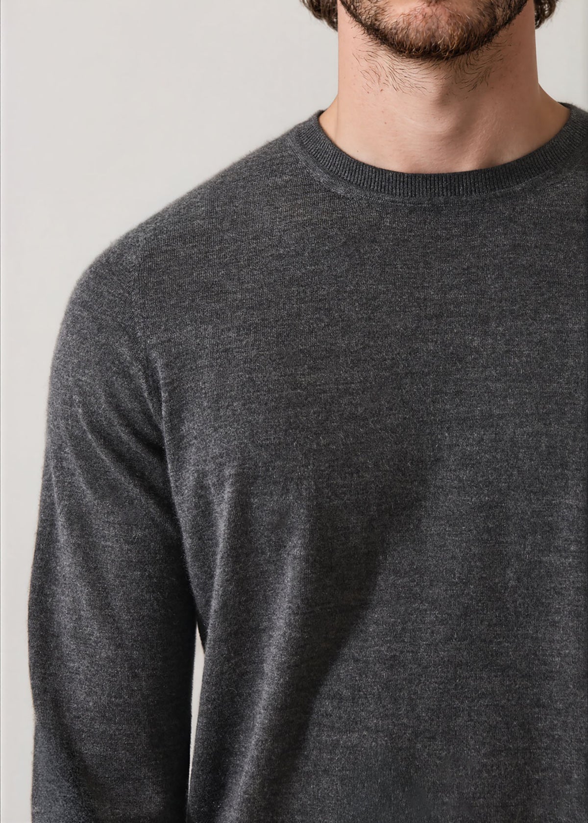 Fine Gauge Cashmere Crew Neck - PATRICK ASSARAF