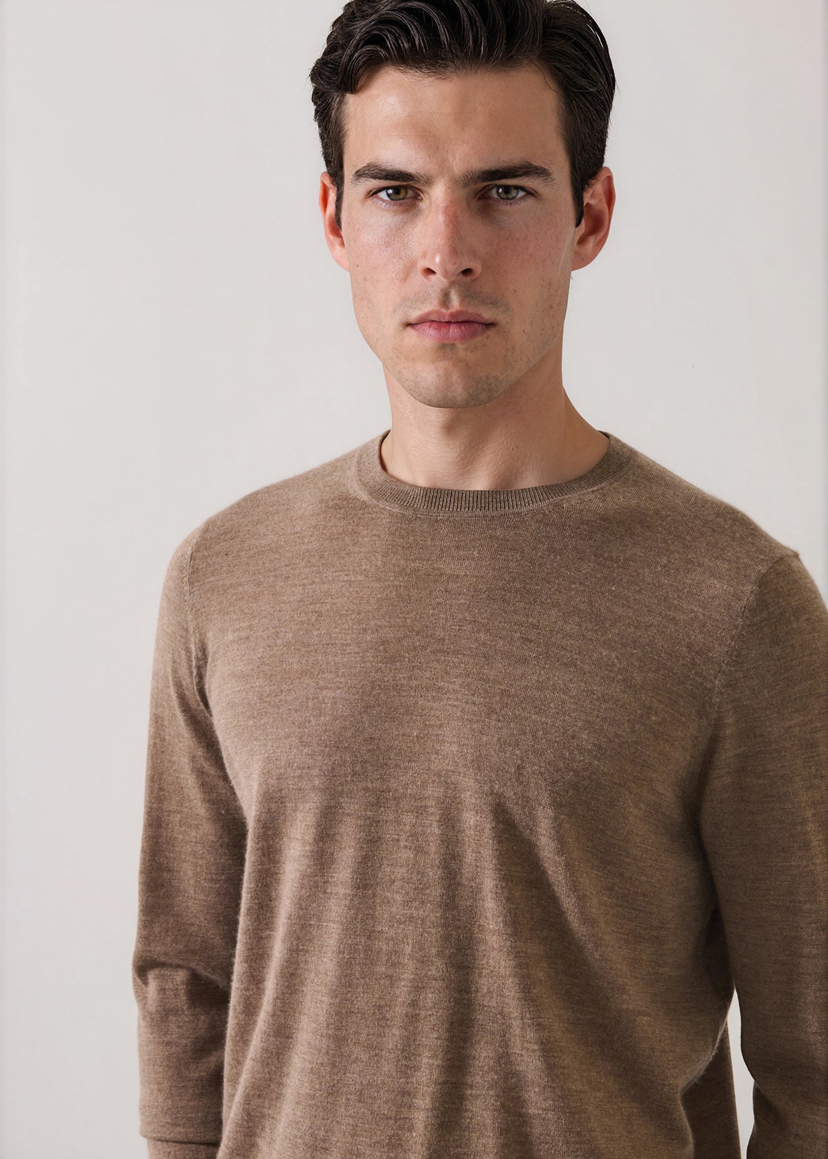 Fine Gauge Cashmere Crew Neck - PATRICK ASSARAF