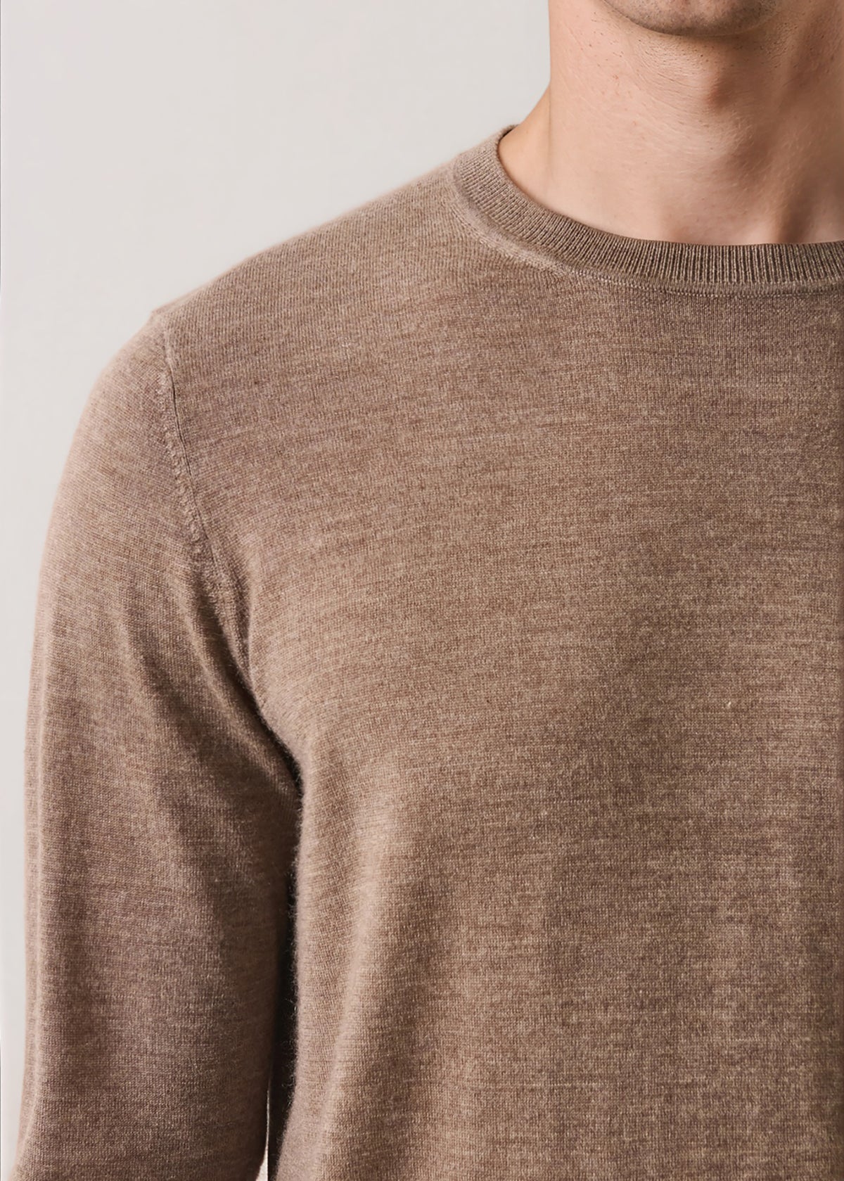 Fine Gauge Cashmere Crew Neck - PATRICK ASSARAF