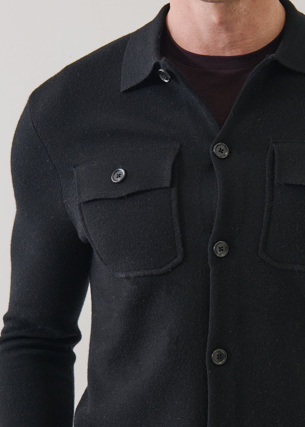 Double Face Merino Utility Jacket - PATRICK ASSARAF