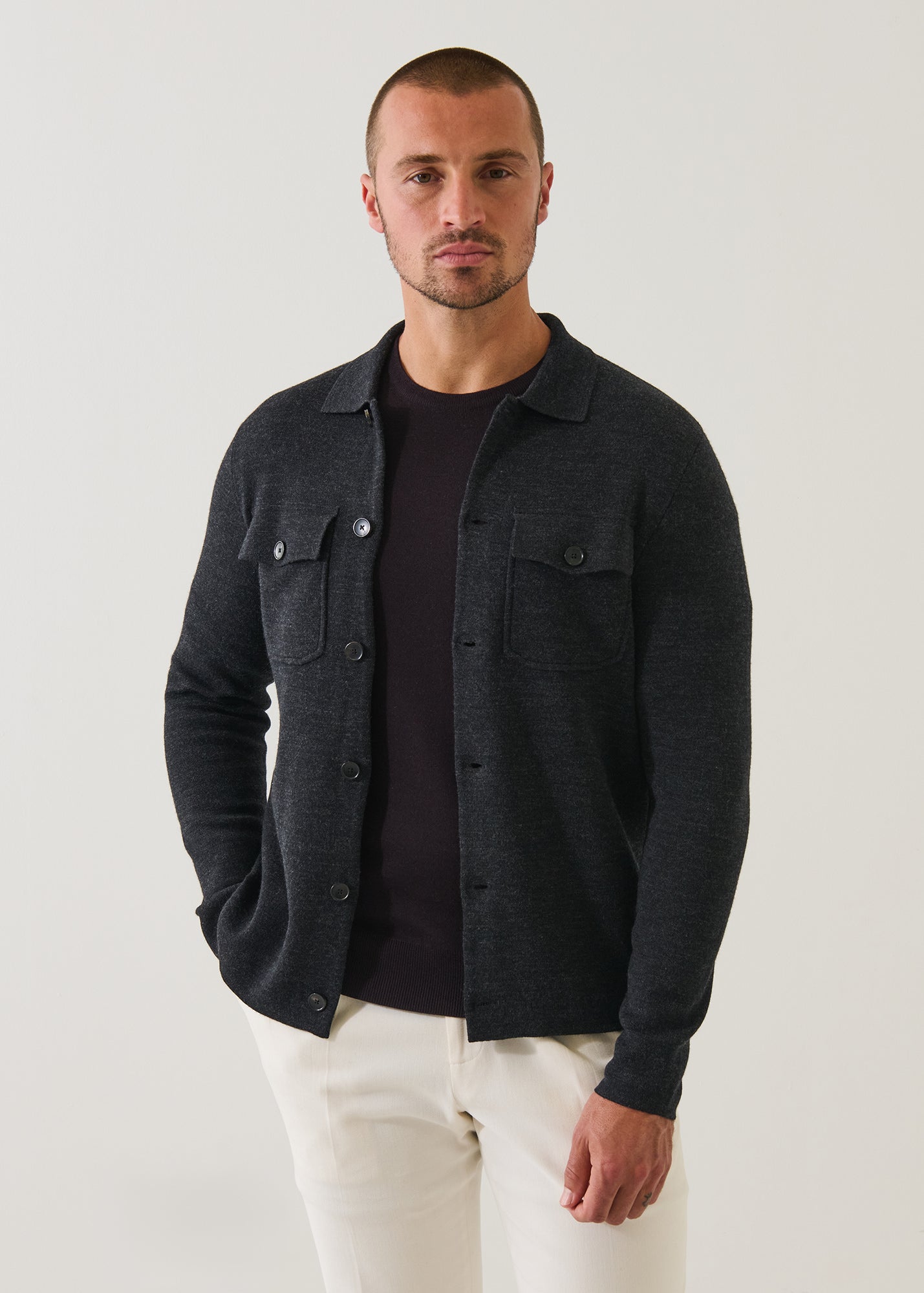 Double Face Merino Utility Jacket