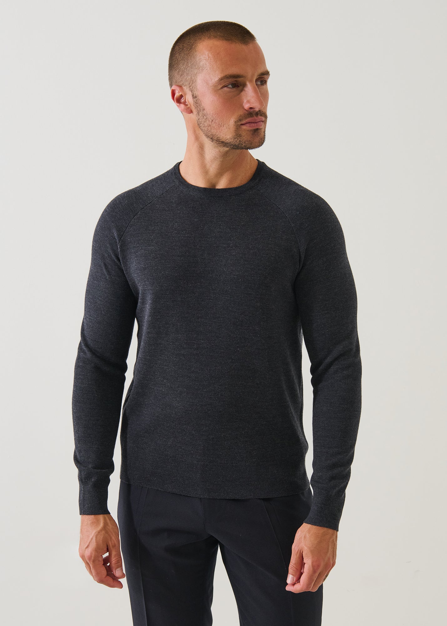 Double-Face Crewneck Sweater