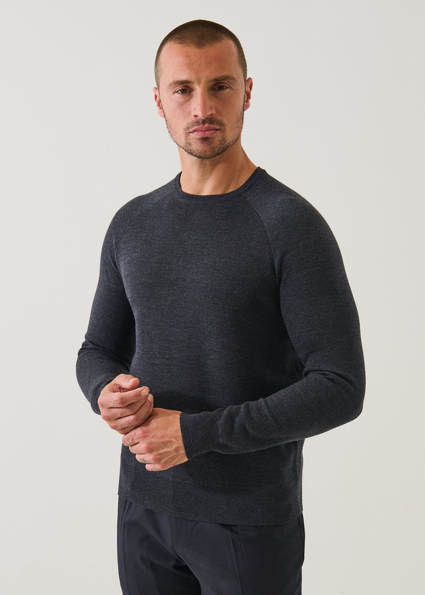 Double-Face Crewneck Sweater