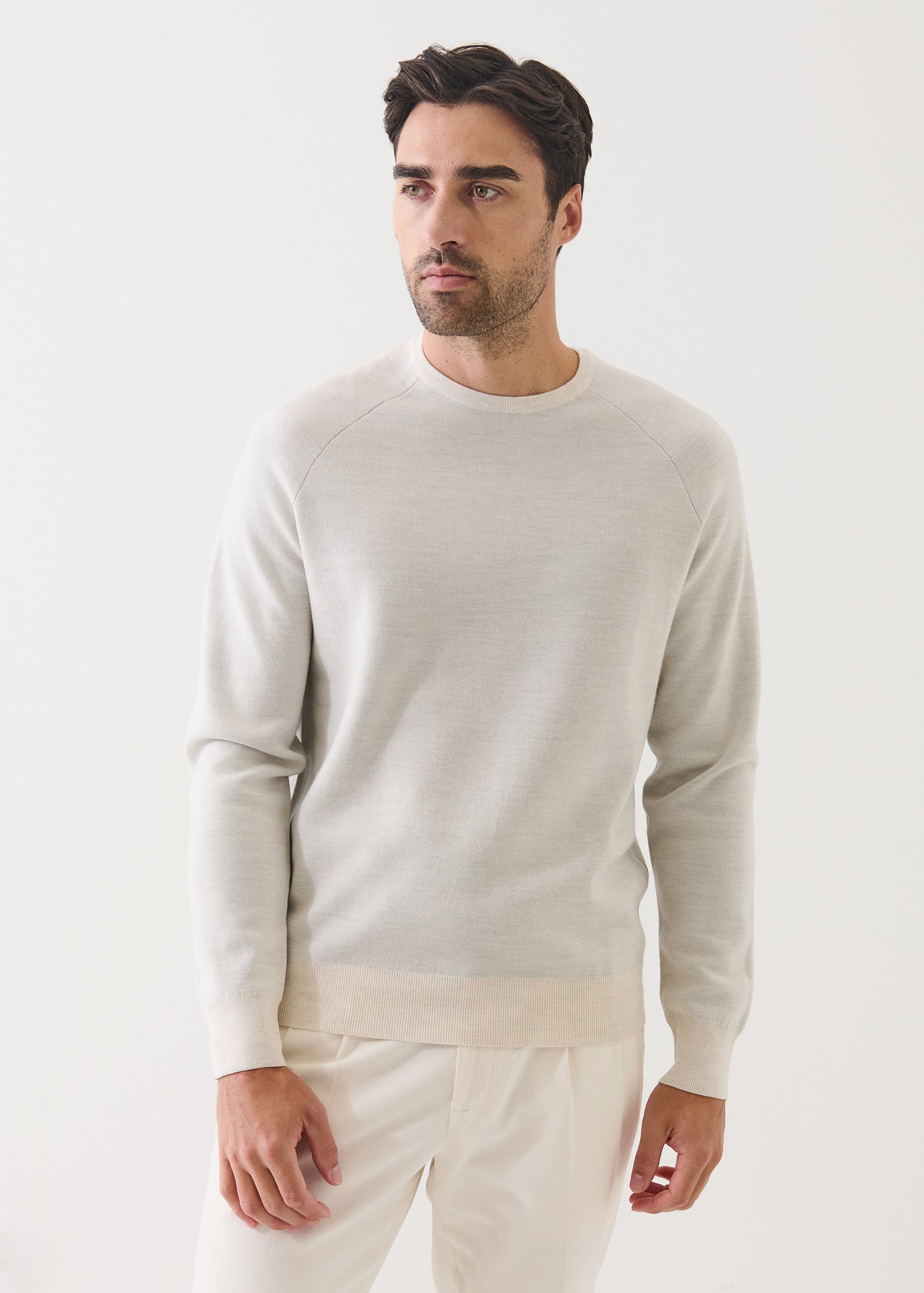Double-Face Crewneck Sweater