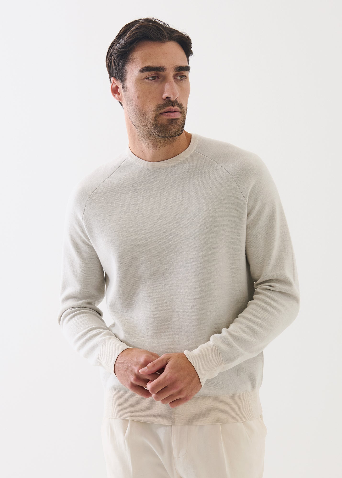 Double-Face Crewneck Sweater