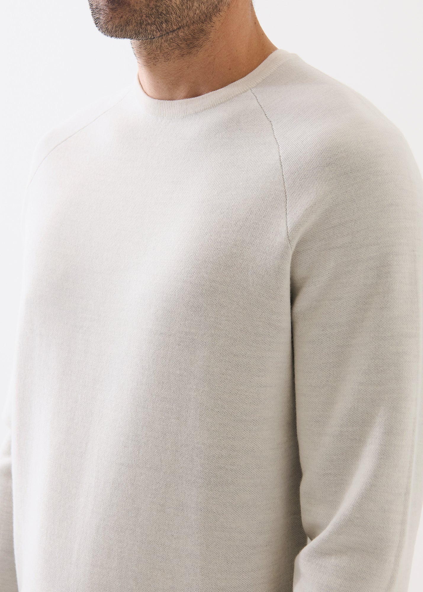 Double-Face Crewneck Sweater