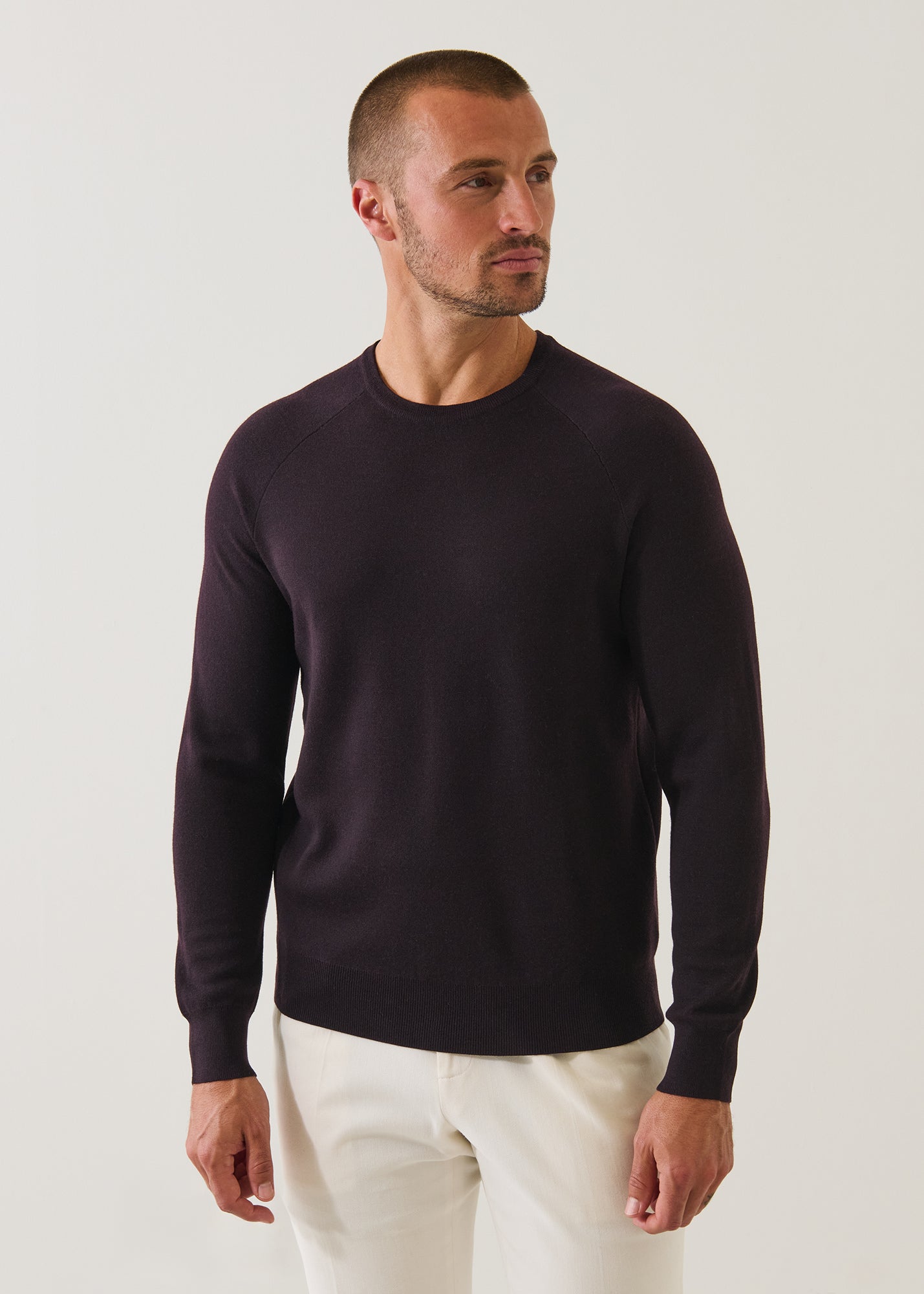 Double-Face Crewneck Sweater